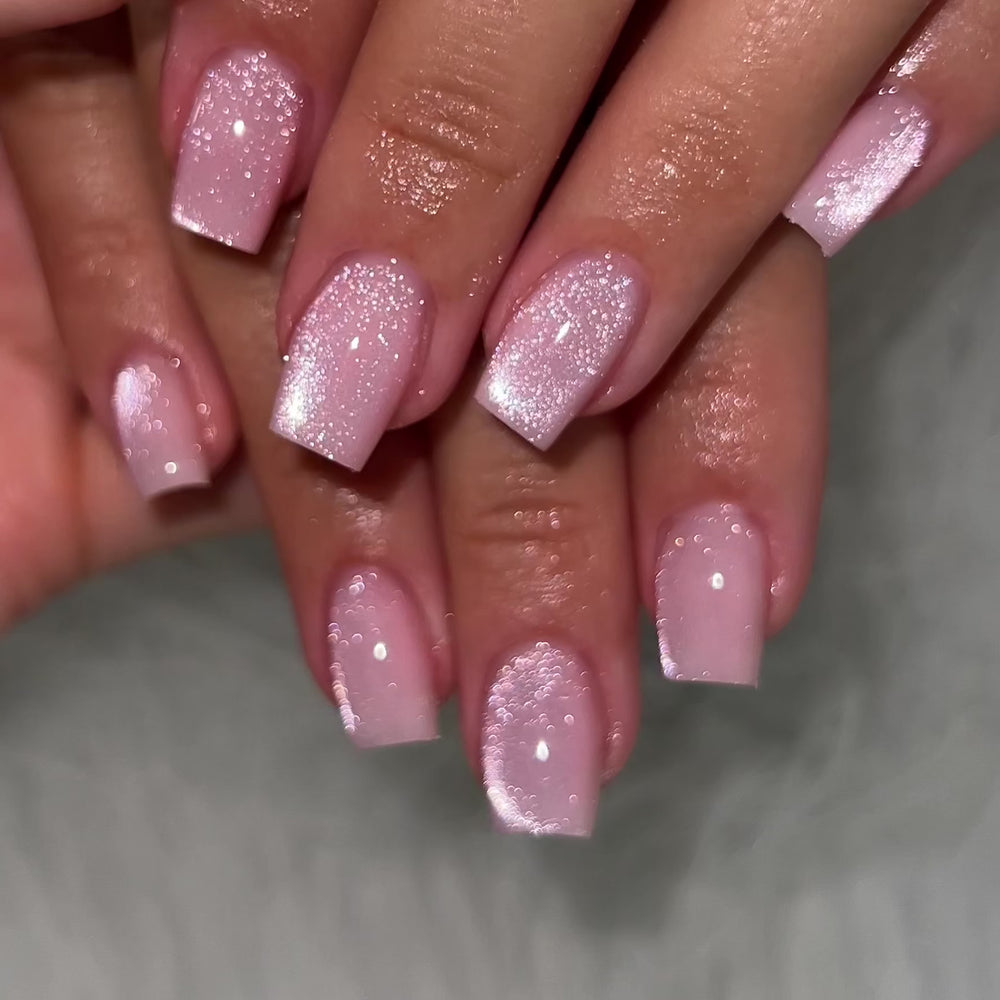 ROSE QUARTZ - CRYSTAL CAT EYE